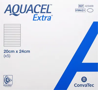 Image de Aquacel Extra 20x24 cm pansement 5 pcs