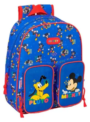 Produktbild von Safta Mickey Mouse 9.50l 28x34x10 Cm Small Rucksack Blau  Kinder Blau One Size