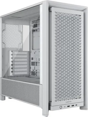 Zdjęcie produktu dla Obudowa PC Midi-Tower Corsair 4000D RS, Biała, 3x RS120 PWM, Radiator do 360mm