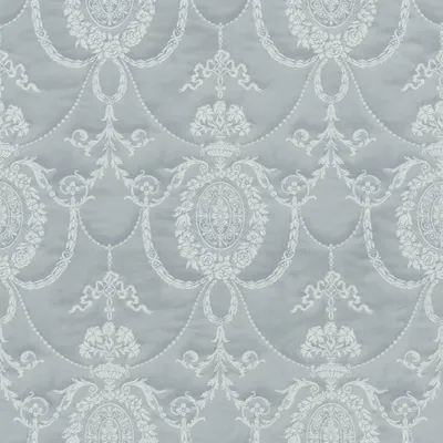 Produktbild von Rasch Tapete | Kollektion Trianon XIII | 570830 | Vliestapete | Barock | 0.53 x 10.05 m | Weiß | Blau | Wohnzimmer | Flur | Büro | Küche | Wohnräume