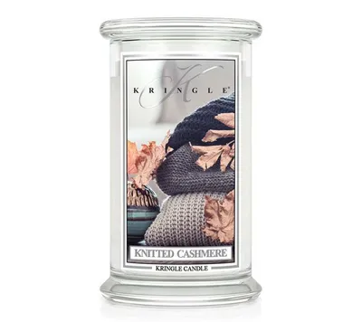 Produktbild von Kringle Candle Duftkerze Jar Large Knitted Cashmere
