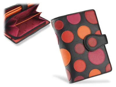 Obrázek produktu pro Visconti dámská peněženka z přírodní kůže červená RFID 13,5x9 cm