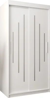 Produktbild von Kleiderschrank, Schiebetürenschrank Schlafzimmer, Schrank YORK 100 cm