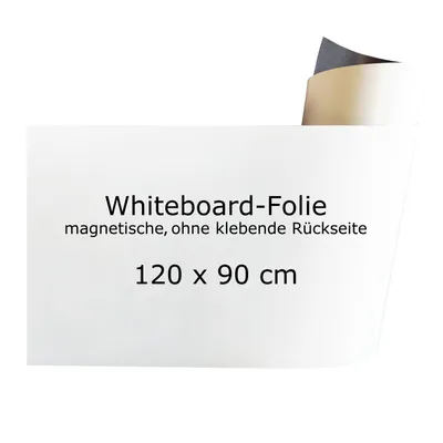 Image de Film pour tableau blanc ESENG® 120x90 cm, magnétique, sans dos adhésif, découpable