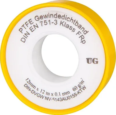 Produktbild von Hochtemperaturbeständiges Solar Gewindedichtband (Feingewinde) - 12m