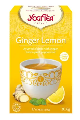 Produktbild von Yogi Tea Ingwer-Zitrone -Kräutertee 17 Beutel