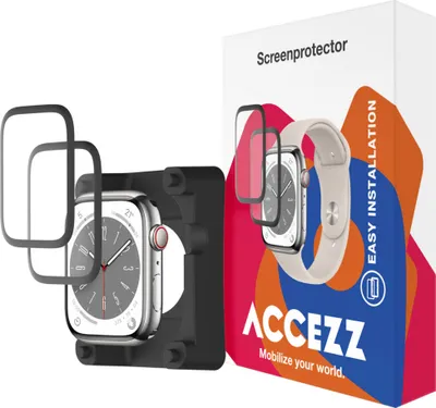 Immagine prodotto di Accezz 2x pellicola protettiva per display con applicatore per Watch Series 4-6 / SE - 40 mm