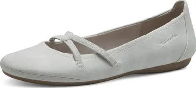 Produktbild von Tamaris Damen Ballerina Riemen Stretch sportlich 1-22110-42, Größe:39 EU, Farbe:Grau