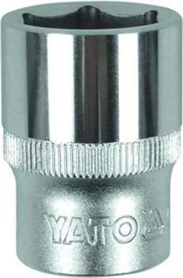 Produktbild von Yato YT-1202, Buchse, 1/2", Metrisch, 1 Kopf/Köpfe, 9 mm, Chrom-Vanadium-Stahl