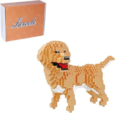 Produktbild von Bauset Mini Tiere, 824 kleine Bausteine, wiederverwendbar, für Kinder