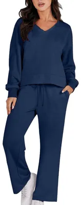 Image de Ensemble de jogging confortable pour femmes, composé de deux pièces