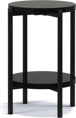 Obrázek produktu pro Konsimo konferenční stolky Obývací stůl ''GERIS'' černý, dřevo, klasický styl, 44,2x61x44,2 cm