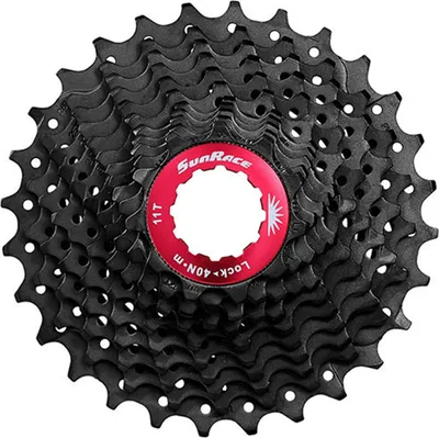 Produktbild von Sunrace CSRX1 11 Fach Kassette 11-28T Schwarz/Rot