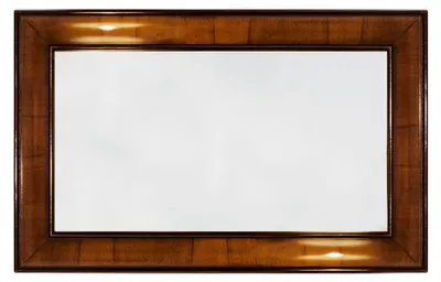 Immagine prodotto di Specchio da parete classico con cornice in legno marrone Specchio antico Stile rustico Nuovo