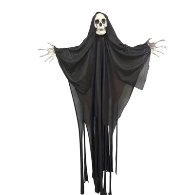 Imagen del producto de Esqueleto colgante de Halloween, 100 x 60 cm, color