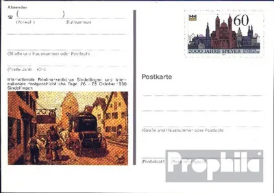Produktbild von Belege Ganzsachen BRD (BR.Deutschland) 1990 PSo23 Amtliche Sonderpostkarte un 2000 J. Speyer