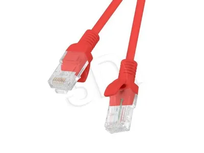 Produktbild von Lanberg UTP-Patchkabel Kat. 5e 0,5 m rot