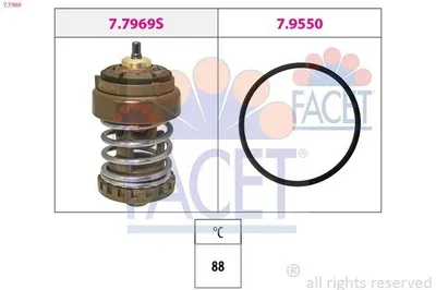 Produktbild von FACET Thermostat Kühlmittel 88°C für BMW 3 Touring (G21) 5 Touring (G31) 5 Limousine (G30, F90) X3 (G01, F97) 3 Limousine (G20)