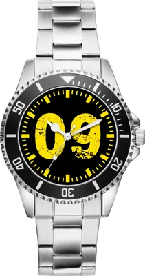Produktbild von KIESENBERG Herrenuhr Armbanduhr Dortmund Geschenk Fan Artikel Zubehör Fanartikel Analog Quartz Uhr 6313