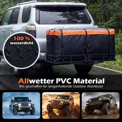 Produktbild von Tow Hitch Cargo Bag, 566L Waterproof PVC, Foldable