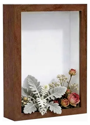 Produktbild von Rahmen für Trockenblumen aus Holz, Tischdekoration für DIY-Projekte, geeignet für Büro, Wohnzimmer, Schlafzimmer, Arbeitszimmer, Nachttisch, Apartment