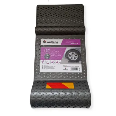 Obrázek produktu pro Walteco Parkovací plastová zarážka na podlahu, samolepicí, šedá