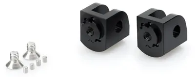 Produktbild von Puig 20319n Fahrerfußrastenhalterung Silber  Silber One Size