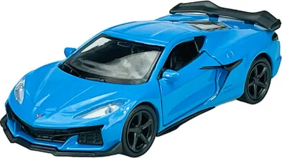 Produktbild von Welly 2023 Chevrolet Corvette Z06 Blau 1:34-1:39 Die Cast Metall Modell Neu im Kasten 43830