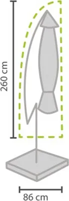 Produktbild von SCHUTZHÜLLE FÜR SCHIRM - max. Ø 350 cm