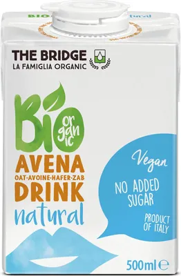 NAPÓJ OWSIANY BEZ DODATKU CUKRÓW BIO 500 ml - THE BRIDGE