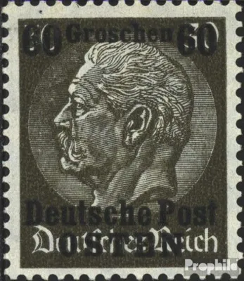 Produktbild von Briefmarken Generalgouvernement 1939 Mi 10 postfrisch Hindenburg