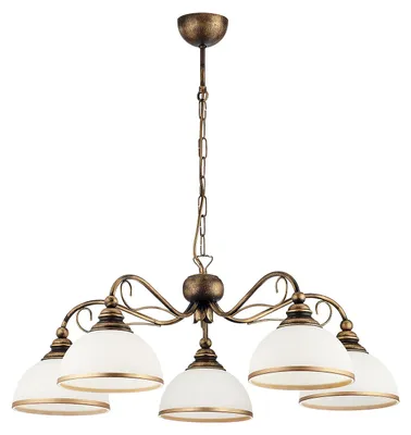 Immagine prodotto di Lampada a sospensione marrone antico 3 luci soggiorno sala da pranzo Art Nouveau accogliente DELMARE sospensione