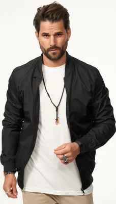 Produktbild von DAILY Baumwolle Herren Übergangsjacke mit Baseball-Kragen Herren Blousonjacke leichte Bomberjacke Übergangsjacke
