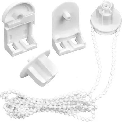Productafbeelding van Montageset Jaloezieaccessoires voor Rolgordijnen en Klembevestiging - 25 mm