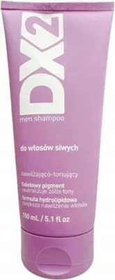 Zdjęcie produktu dla DX2 Szampon nawilżająco-tonujący do włosów siwych, 150 ml
