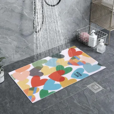 Immagine prodotto di Tappetino da doccia antiscivolo in PVC, motivo luffa, 60 x 40 cm, disponibile in vari colori, ad asciugatura rapida