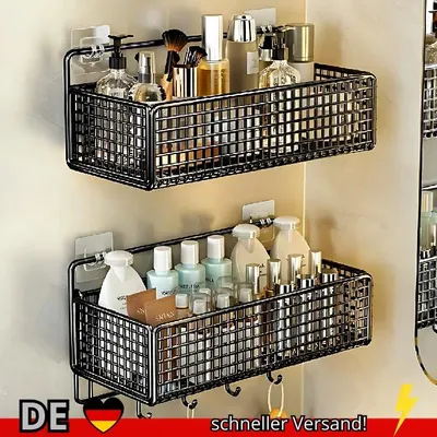 Produktbild von Badezimmer-Organizer Multifunktionaler Toilettenartikel-Organizer No-Punch