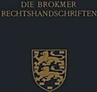 Obrázok produktu pre Die Brokmer Rechtshandschriften