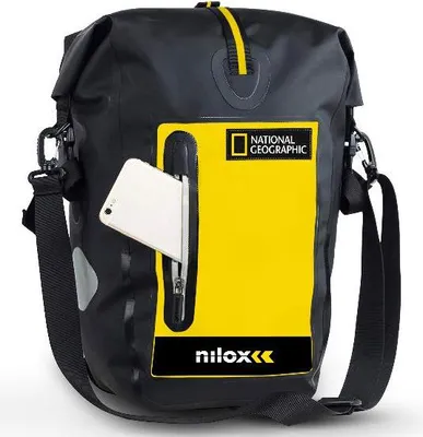 Produktbild von Nilox NXBAGBIKENAT Rucksack Rad-Rucksack Schwarz, Gelb