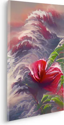 Produktbild von Keilrahmenbild - Blossom Wave - Größe 40 x 60 cm