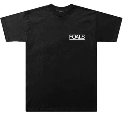 Produktbild von Foals Life Is Yours Text (Back Print) T-Shirt mit kurzen Ärmeln Black L