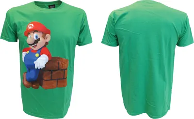 Produktbild von Nintendo T-Shirt -L- Mario Block, grün