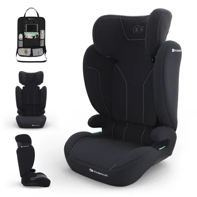 Produktbild von Kinderkraft I-SPARK 2 PLUS i-Size Autokindersitz 100–150 cm 2-in-1 Sitzerhöhung Schwarz