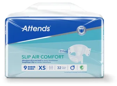Productafbeelding van Attends Slip Air Comfort 9 XS (32 stuks)