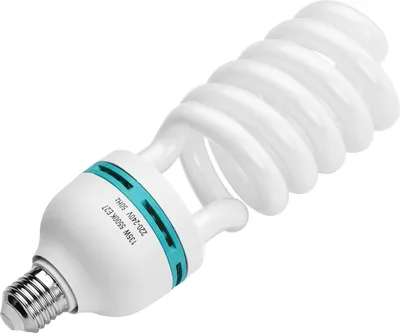 Obrázek produktu pro Spirálová zářivka Andoer, 135 W, 5500 K, denní světlo, CRI90, patice E27, energeticky úsporná, pro studiovou fotografii, video osvětlení