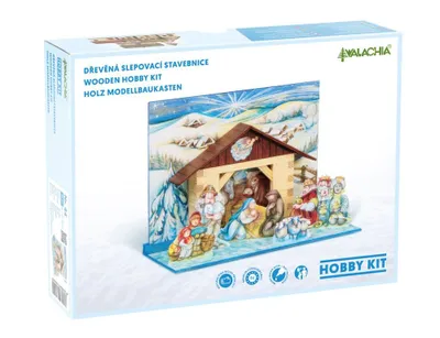 Zdjęcie produktu dla Walachia Drewniany zestaw do klejenia Betlejem