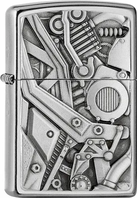 Produktbild von ZIPPO Feuerzeug 2007111 Motorbike Motor Emblem