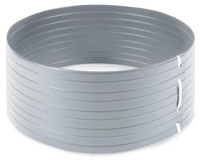 Zdjęcie produktu dla QUEST Krąg nawodnieniowy PCV 95x950mm, 1m, doniczka spinana do pomidorów i innych warzyw, szary