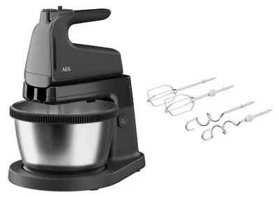Obrázok produktu pre AEG ASM4B, Ručný mixér, Žula, Šedá, Miešanie, Šľahanie, 1,2 m, 3,6 L, 1280 ot/min