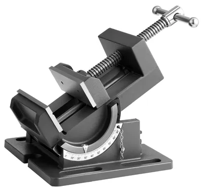 Immagine prodotto di Morsa per macchina inclinabile VEVOR, larghezza ganasce 10,795 cm, morsa per macchina perforatrice, inclinazione regolabile da 0 a 90°, morsa da banco per la lavorazione del legno e piani di lavoro, nero